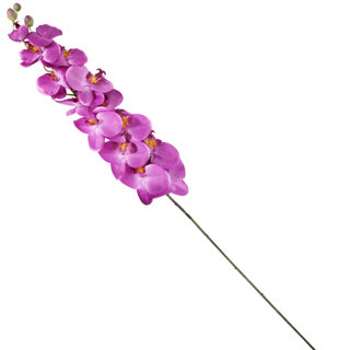 Sem marca flor artificial orquídea roxa 115 cm