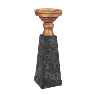 Uimh branda candlestick ptmd laya ór-dubh 34 cm | 2 ríomhaire
