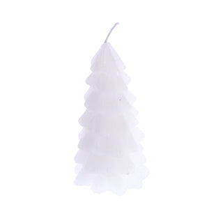No fire candle tree white 6.5 x 12.5 cm | 4 pieces