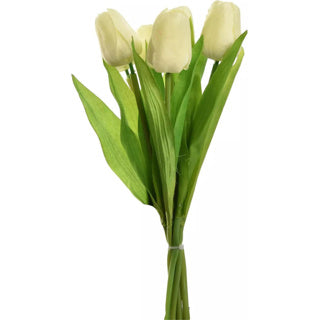 No brand tulipán csokor 7 db 36 cm krém | 4 db