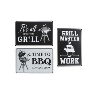 Veggplate bbq grill metall 20x30cm