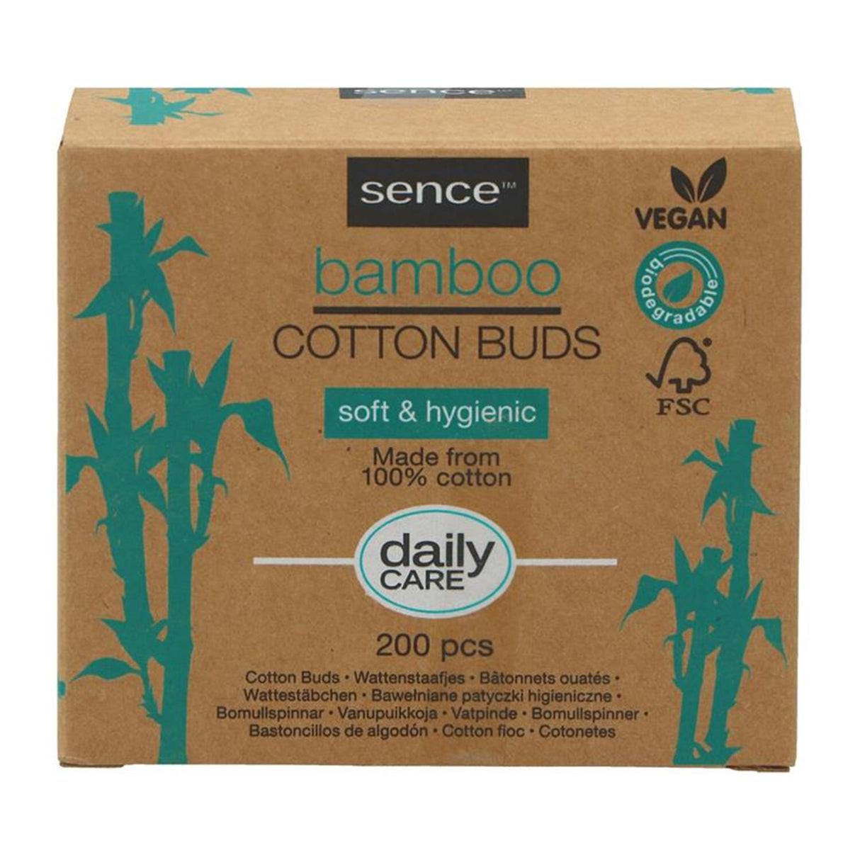 Sence bamboo cotton buds 200pcs