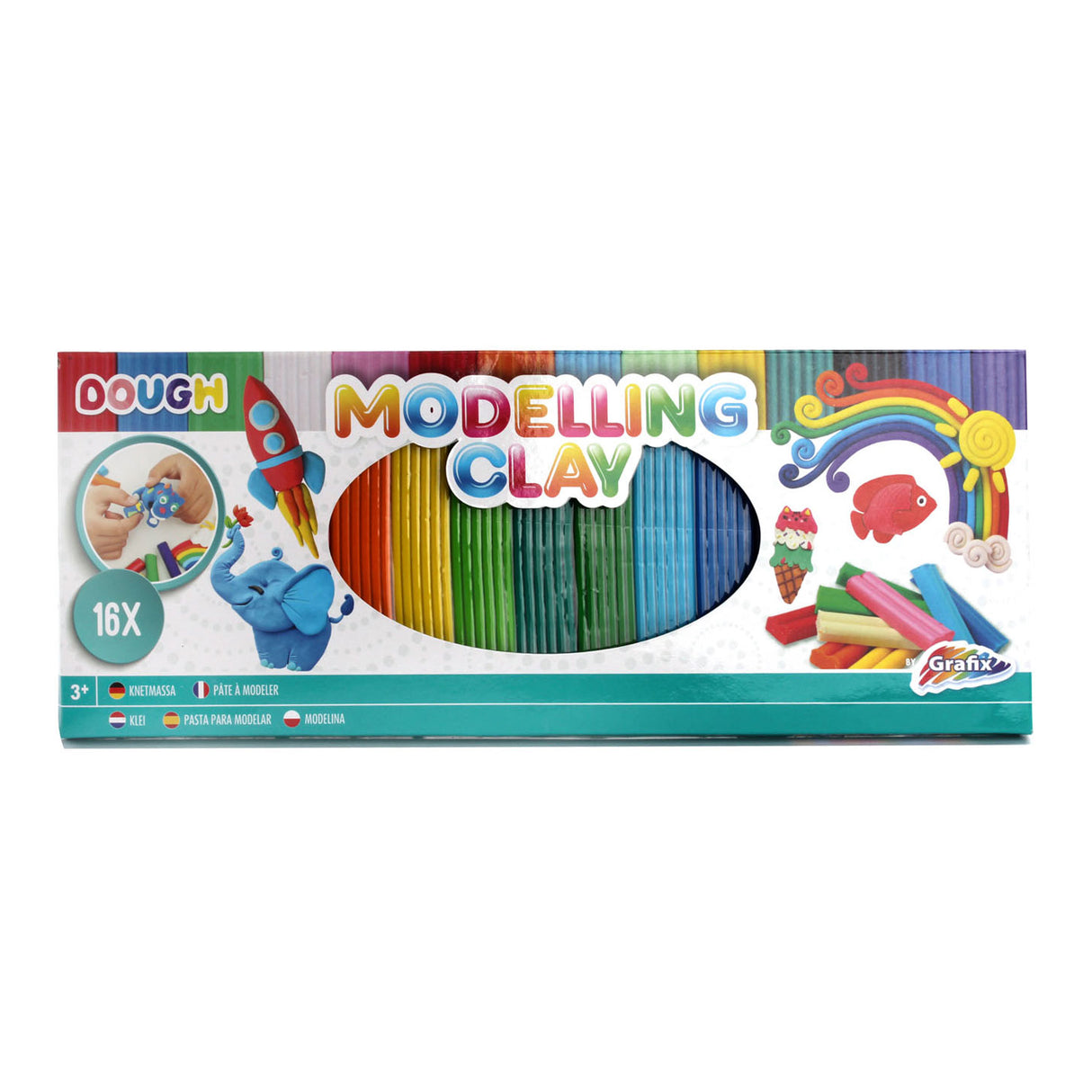 Creative craft group clay set, 16 pcs.