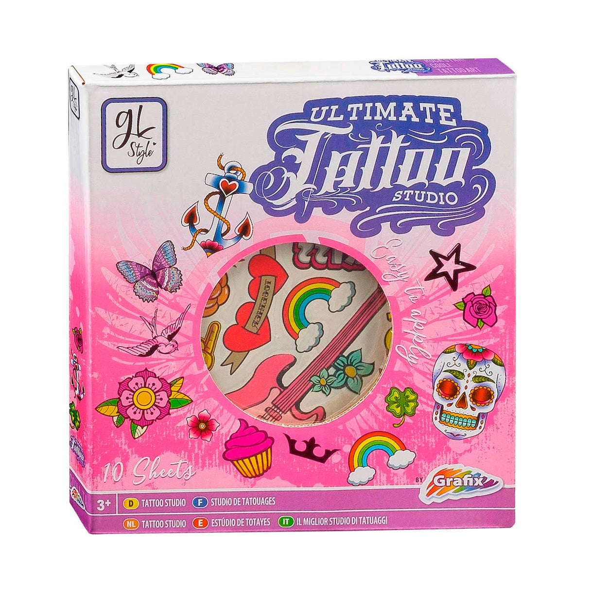 Creative Craft Group Ultimate Tattoo Set Roze