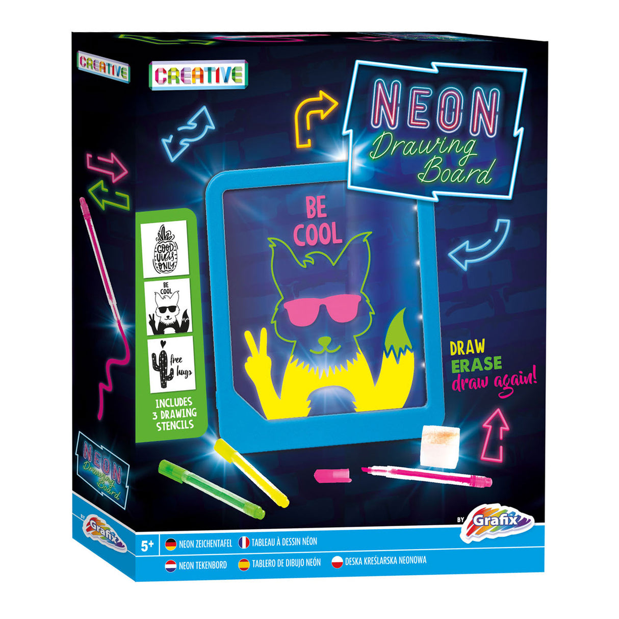 Creative Craft Group Neon risalna deska s svetlobo