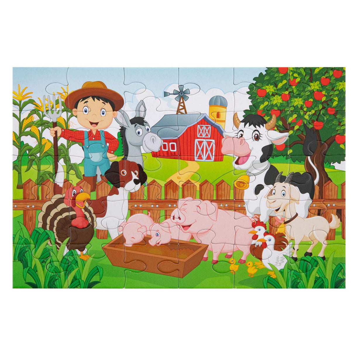 Creative craft group puzzle farm, 30 pcs.