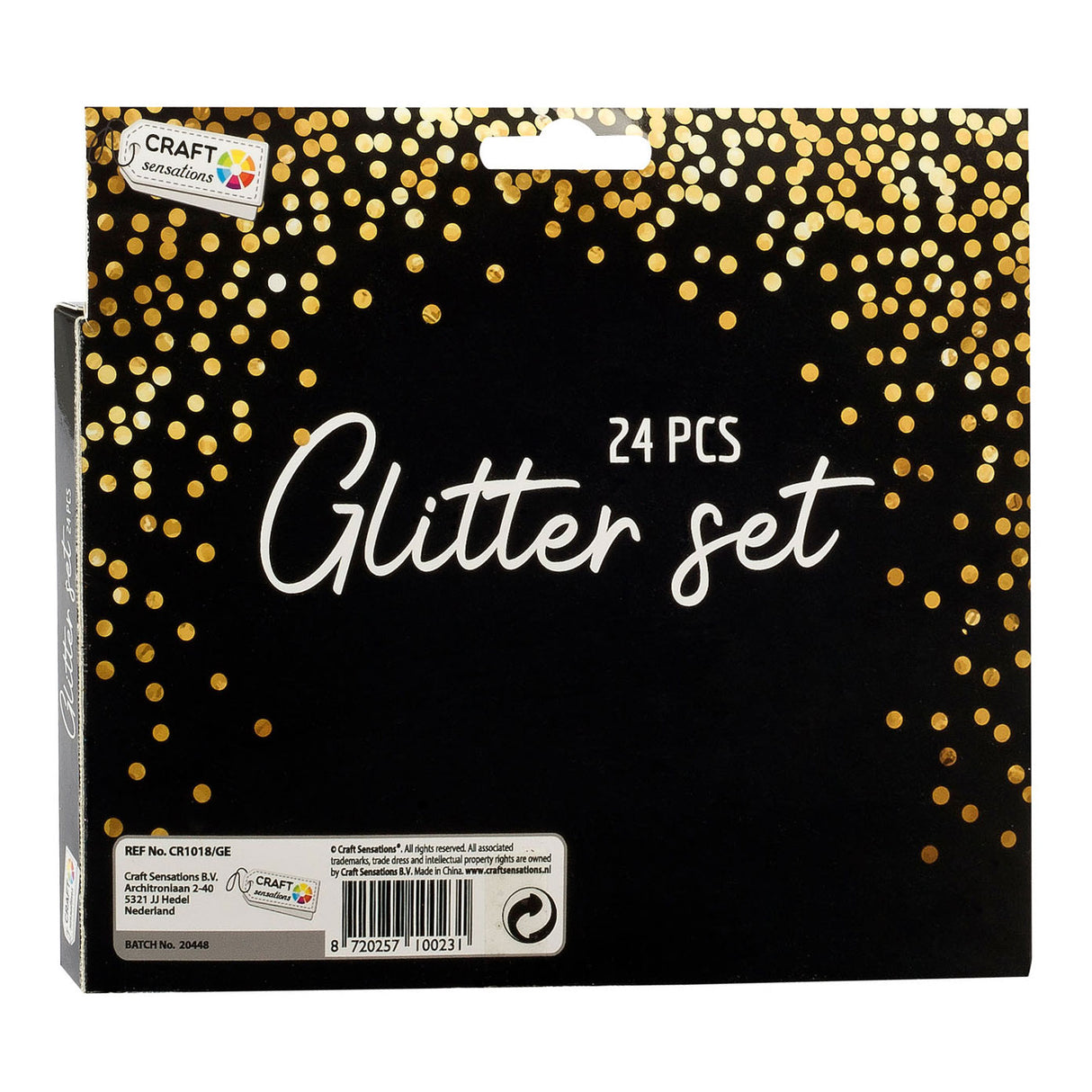 Creative Craft Group Craft Group Glitter Set, 24 barv