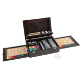 Creative craft group luxury wooden creative case, 115 pcs.