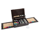 Creative craft group luxury wooden creative case, 115 pcs.