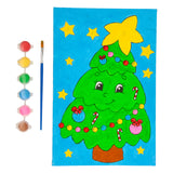 Creative Craft Group XMAS Canvas Schilderen op Nummer Kerstboom