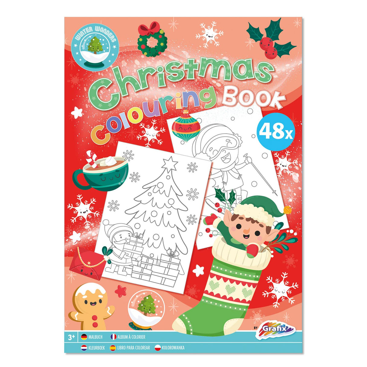 Colorbook Christmas A4, 48 arkuszy