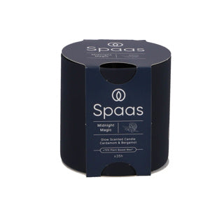 Vela perfumada Spaas glow 35h - magia da meia-noite | 3 peças