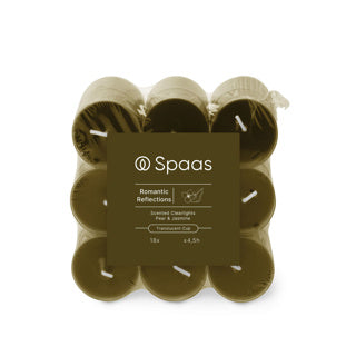 Pacáiste bloc soilse scentáilte spas x18 4.5h - machnaimh rómánsúil | 4 phíosa
