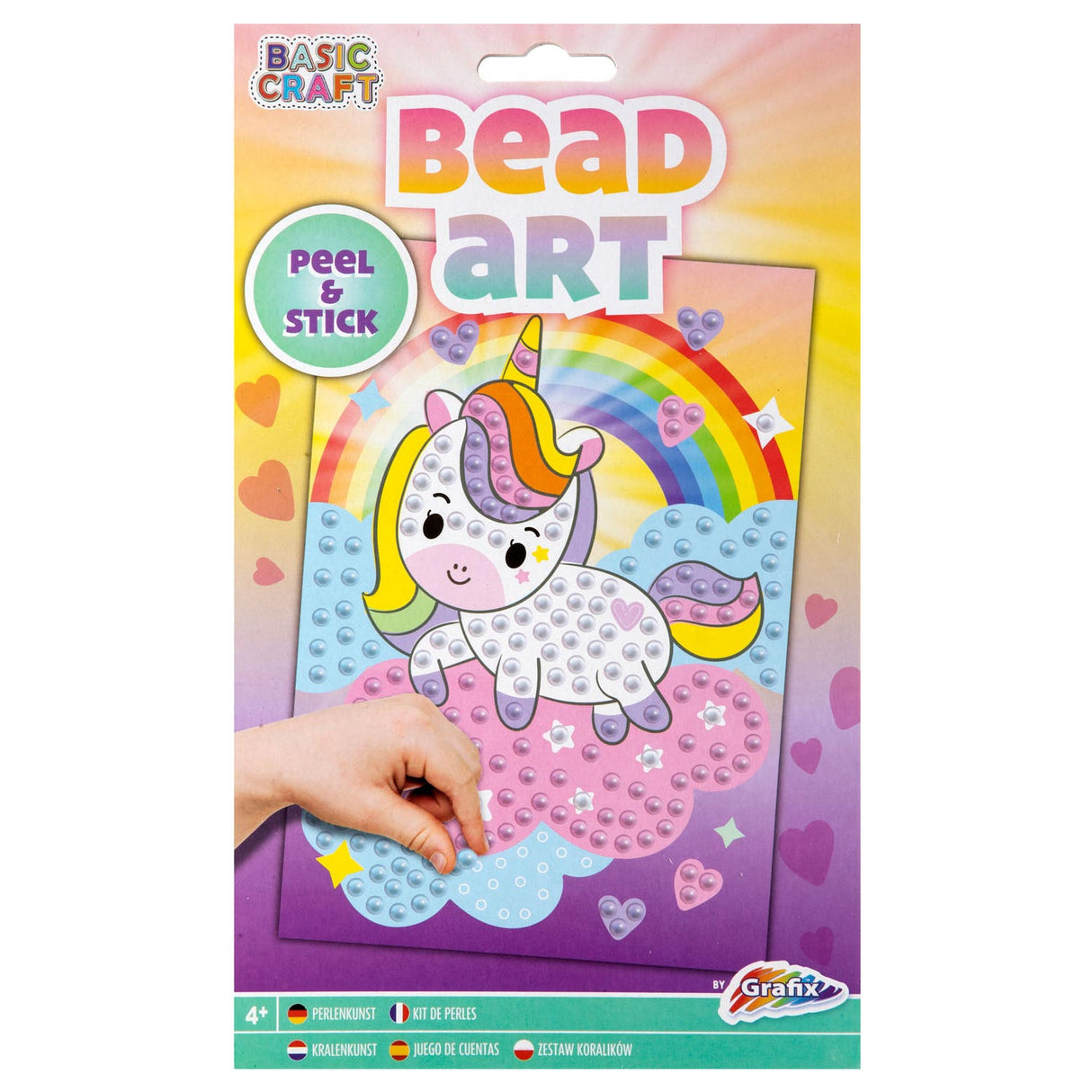 Grafix Craft Set Bead Art Unicorn