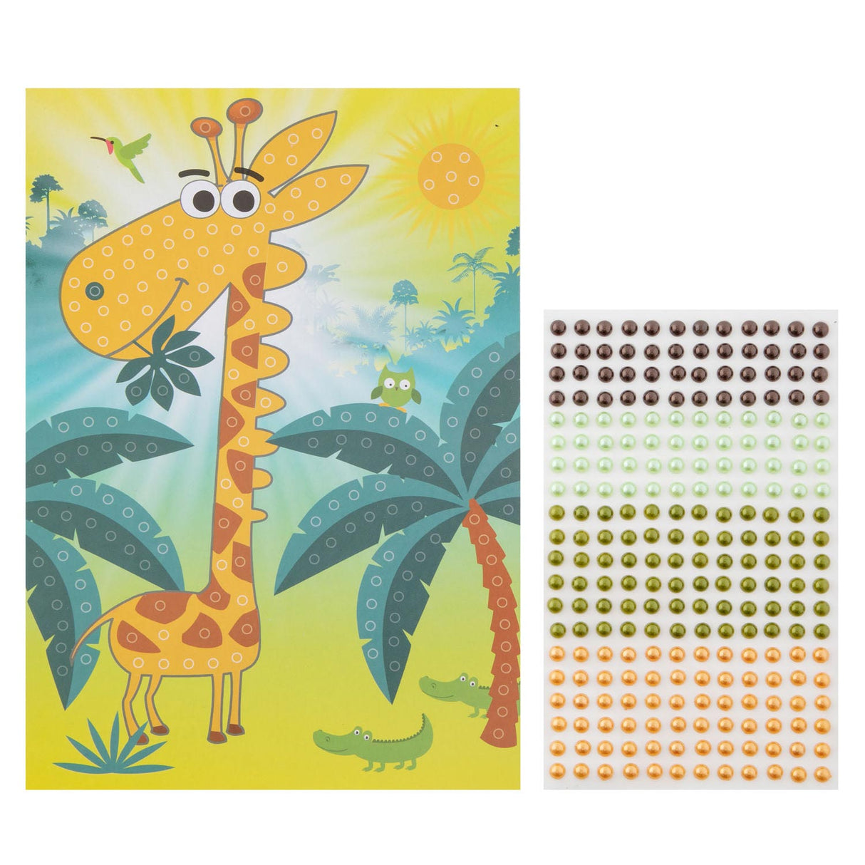 Grafix Craft Set Bead Art Giraffe