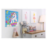 Grafix paint by numbers - unicorn