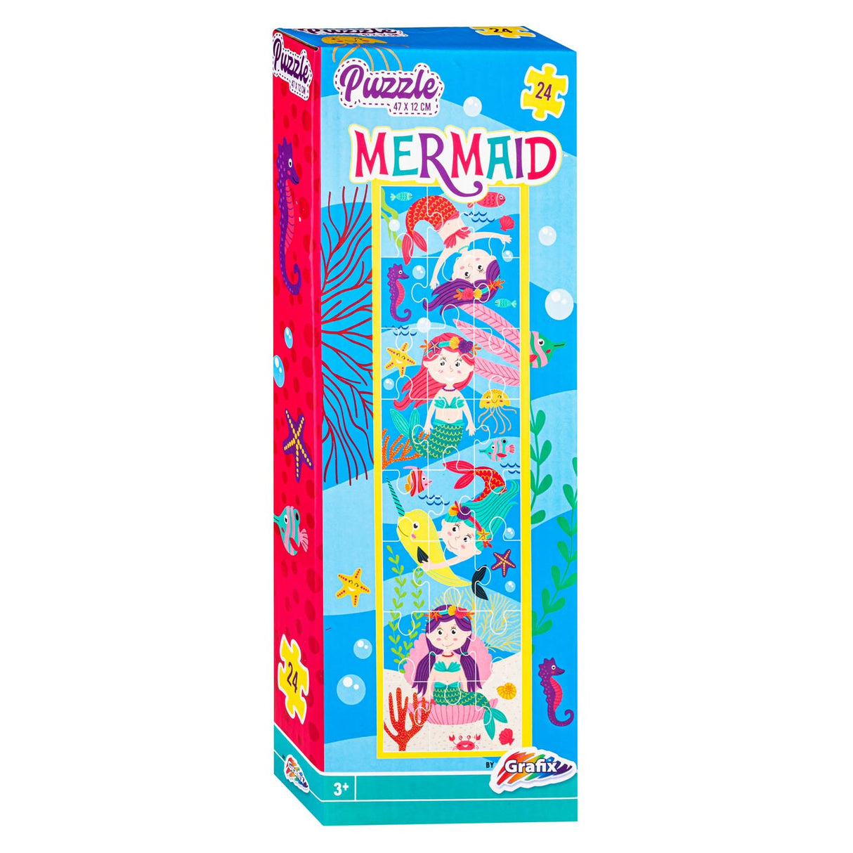 Grafix Tower Puzzle Mermaid, 47x12cm