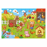 GRAFIX 3D Floor Puzzle Farm, 55st.