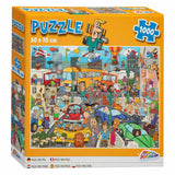 Pressione del traffico a fumetto di Grafix Leg Puzzel, 1000st.