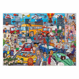 Pressione del traffico a fumetto di Grafix Leg Puzzel, 1000st.