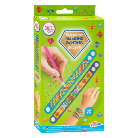 Grafix Diamantmolerei Braceleten, 2 Stéck.