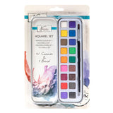 Nassau Aquarel Paint Set, 18 farver