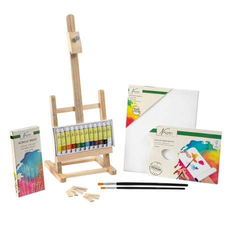Nassau fine art nassau complete acrylic set, 17 pieces.