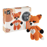 Creative craft group crochet kit fox - incl. needle and thread