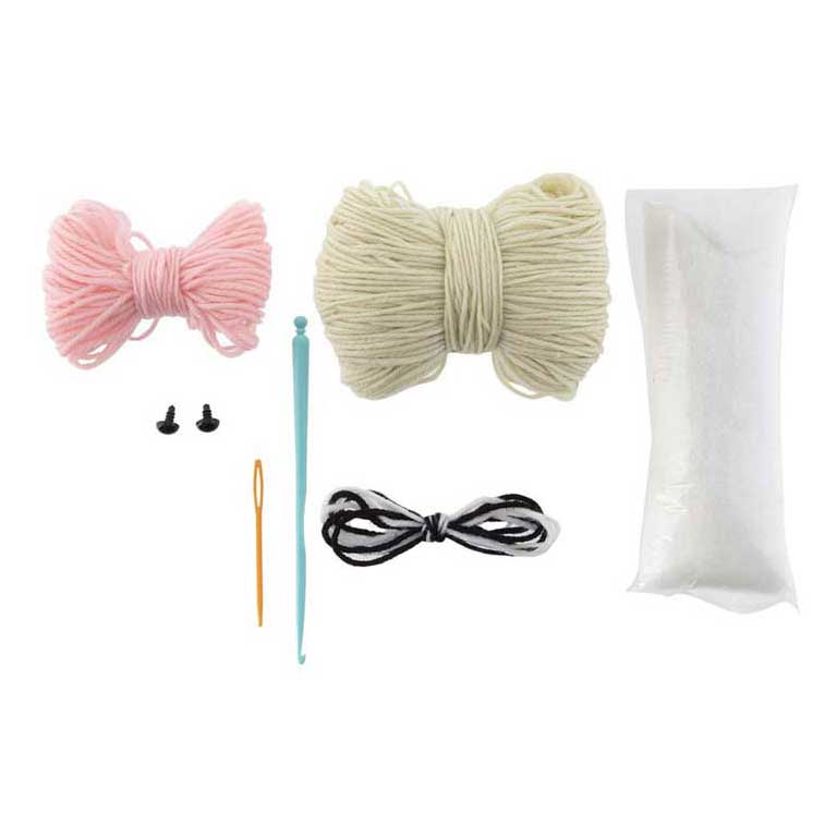 Creative craft group crochet kit bunny - incl. needle and thread