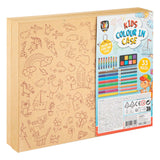 Kids color your own color suitcase, 33dlg.