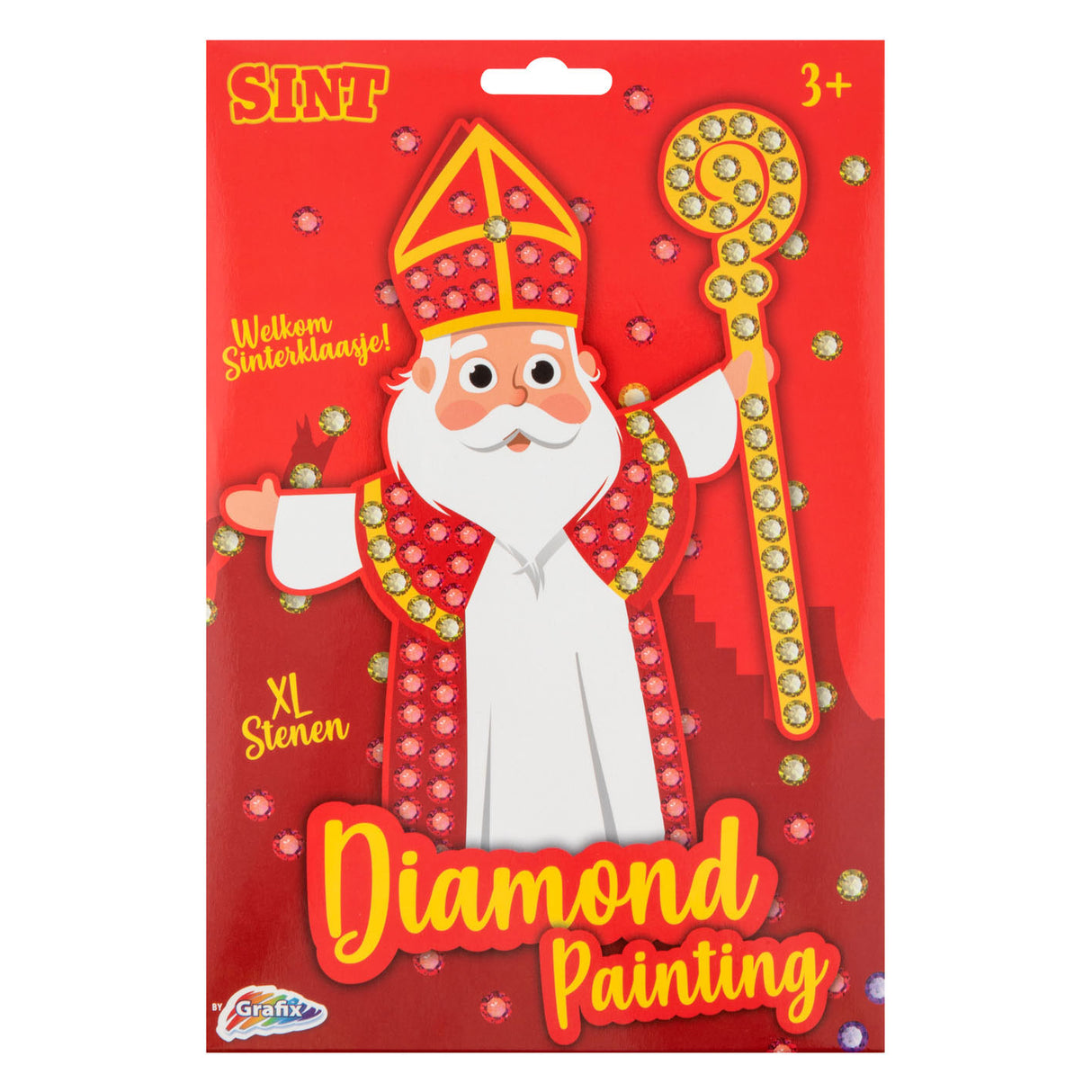 Grafix Sinterklaas Mosaic Diamond Maleri - XL Stones