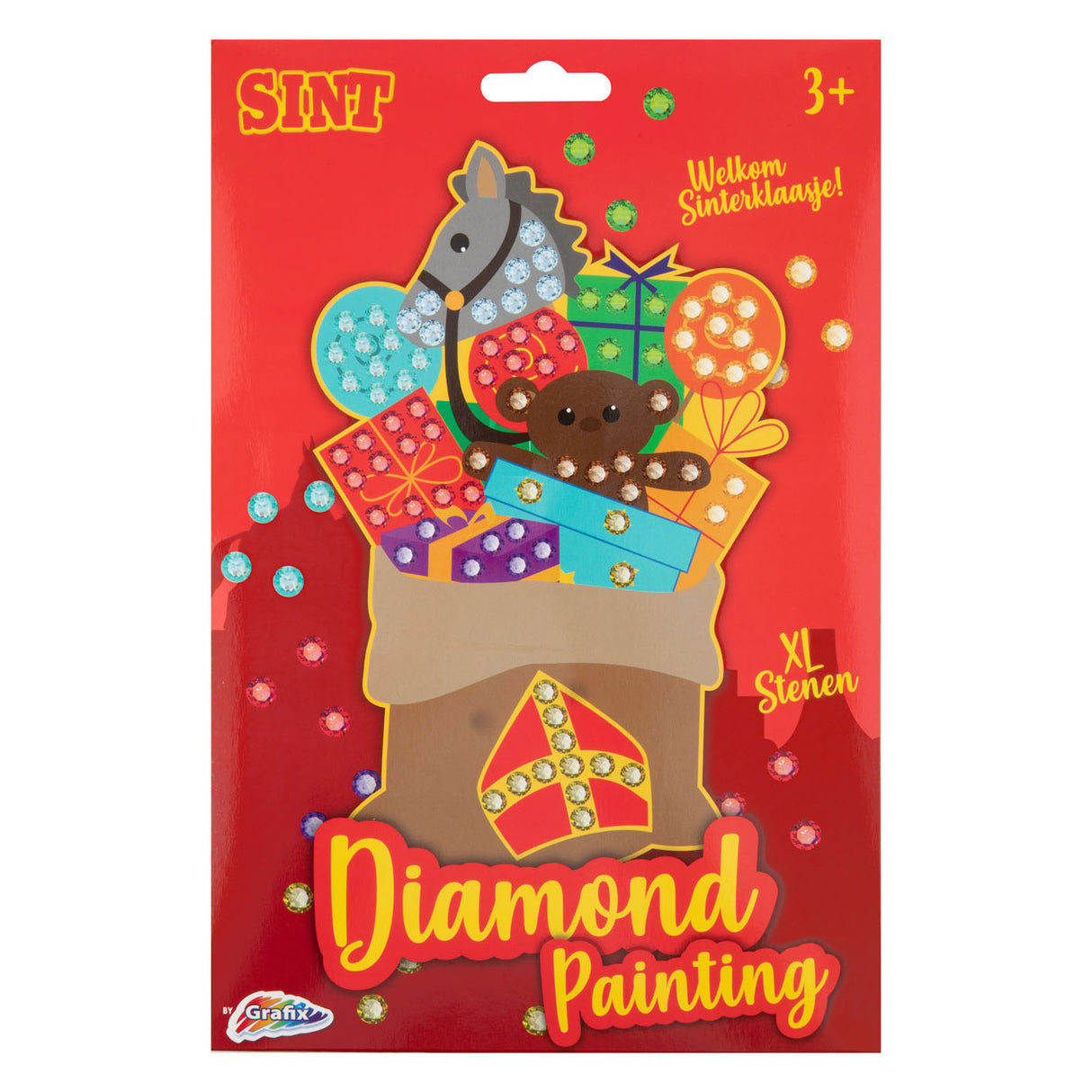 Grafix Sinterklaas Mosaic Diamond slika - XL Stones