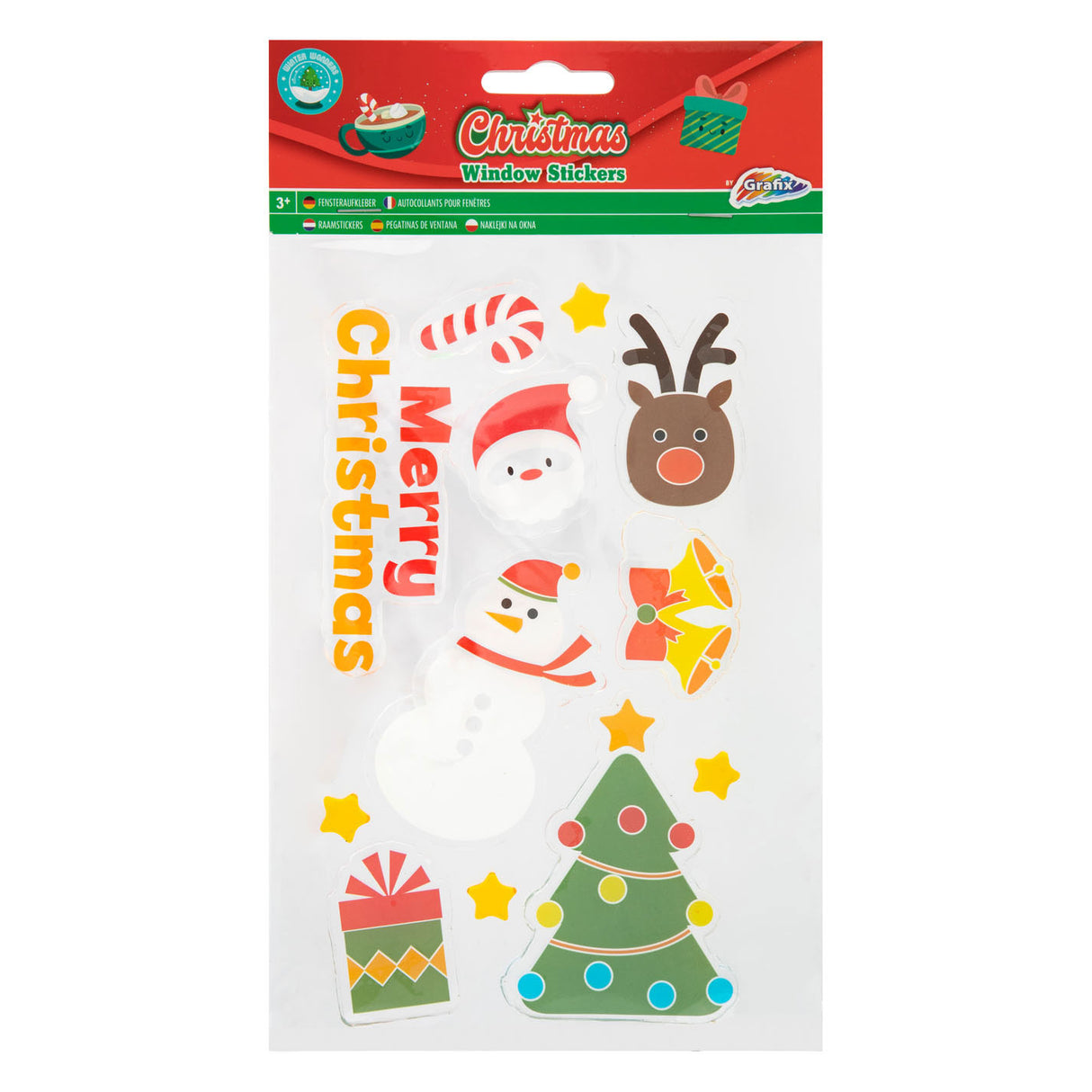 Creative craft group Christmas window stickers