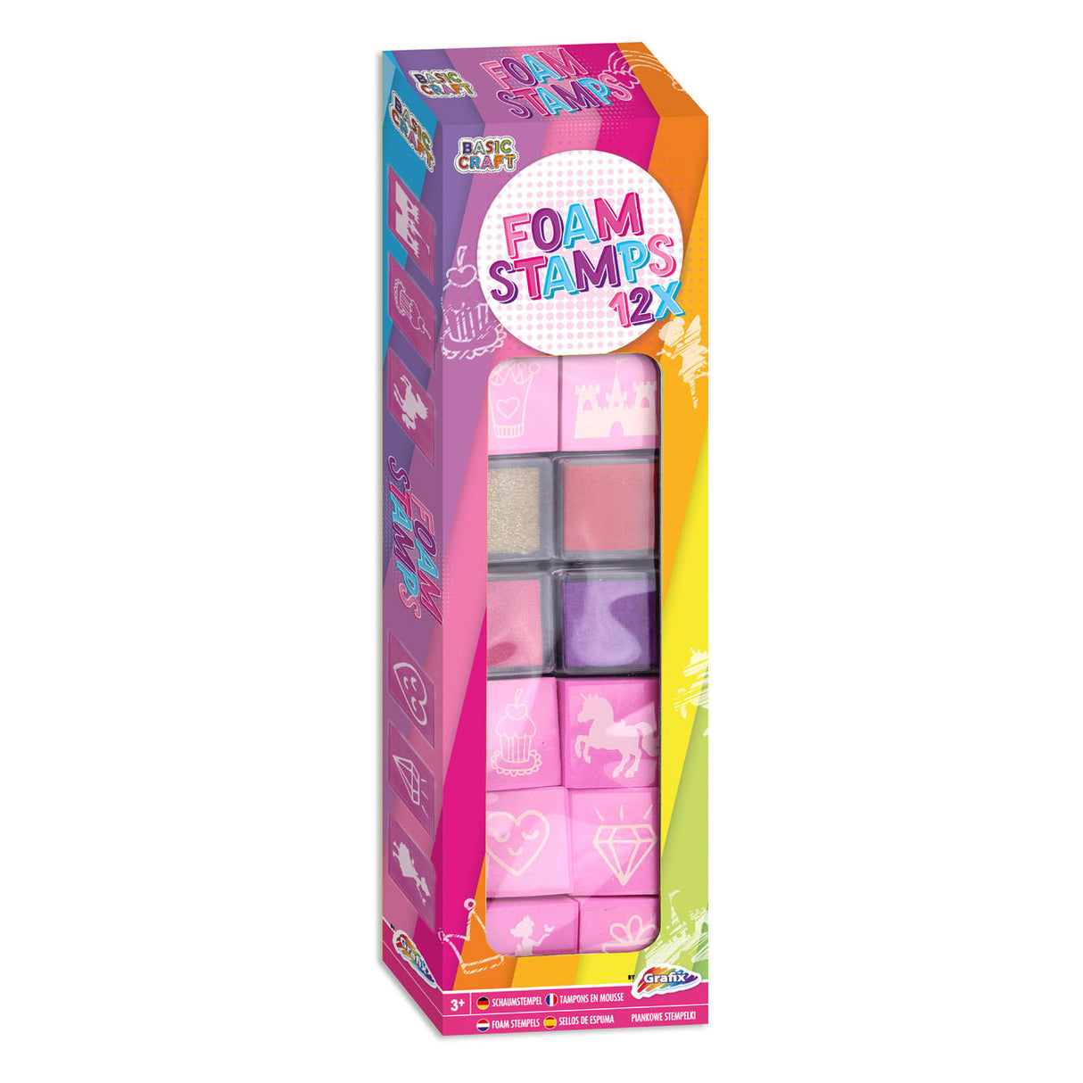 Grafix Schaum Stamp Set - rosa