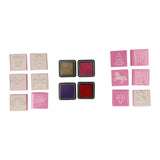 Grafix Schaum Stamp Set - rosa