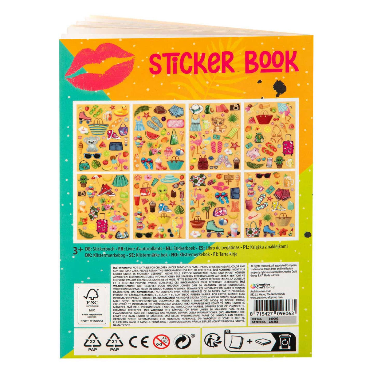 Creative craft group besties sticker book