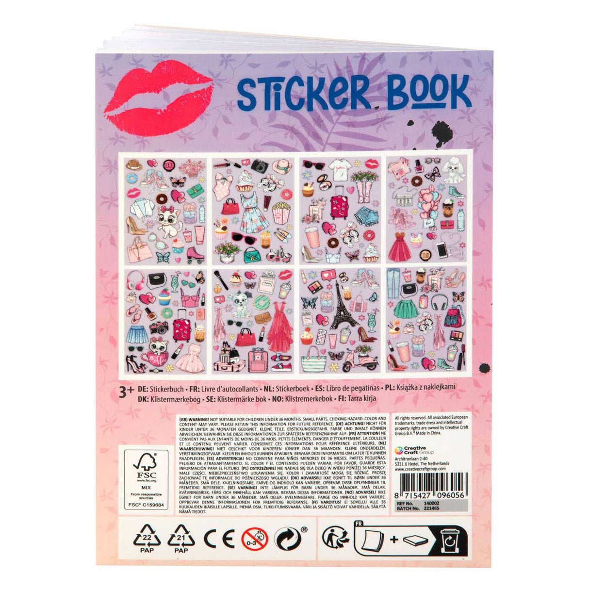Creative craft group besties sticker book