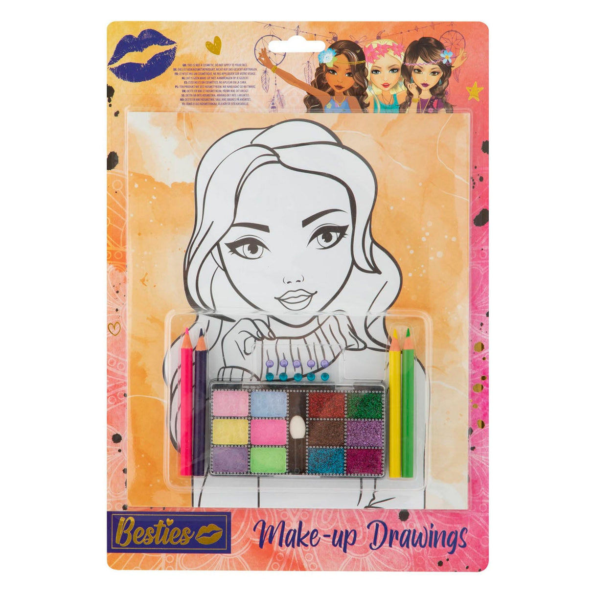 Creative craft group besties makeup risbe a4