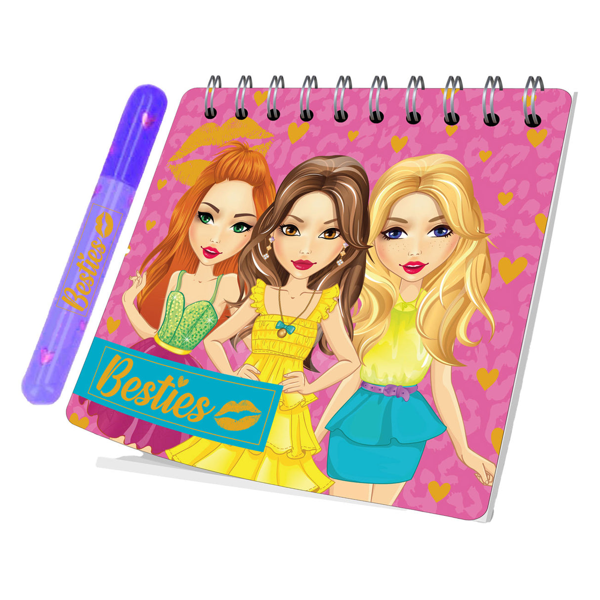 Besties Mini Notebook z piórem