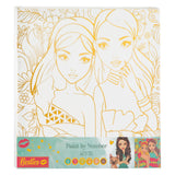 Besties Canvas Farbe pod numerem, 30 x 30 cm