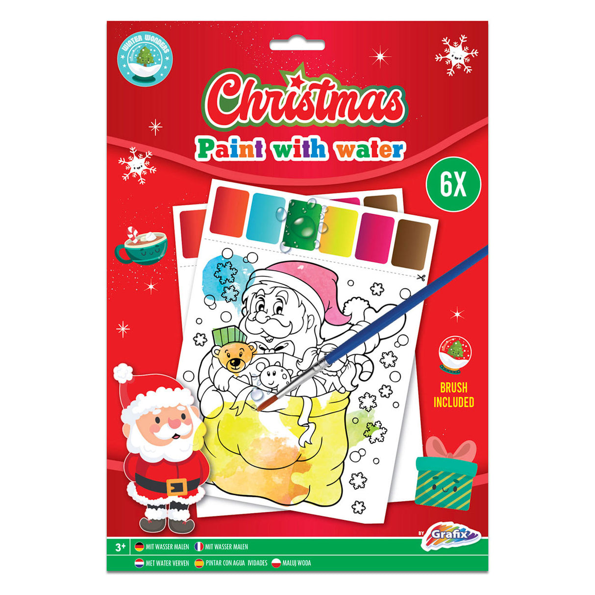 Water drawing book Christmas