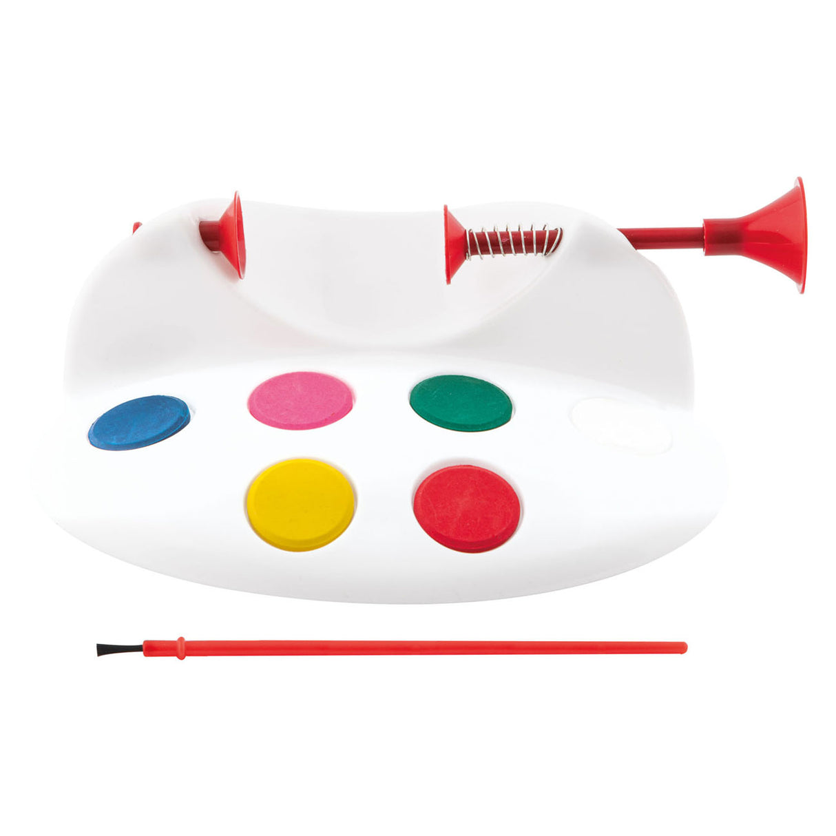 Creative craft group egg paint mill with paint and brush