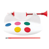 Creative craft group egg paint mill with paint and brush
