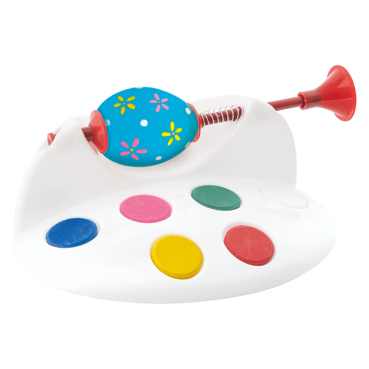 Creative craft group egg paint mill with paint and brush