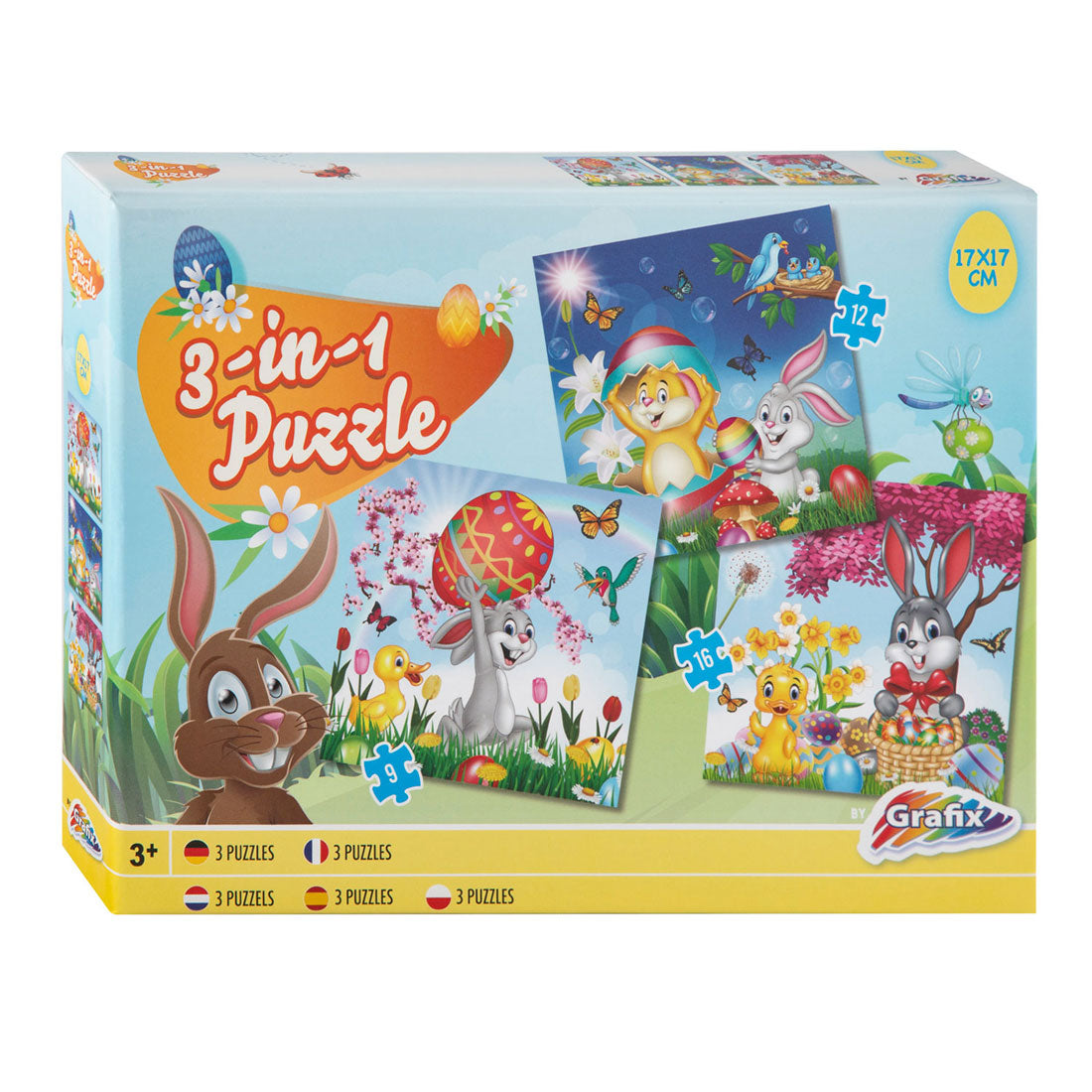 Grafix Ben Puzzel Easter 3in1