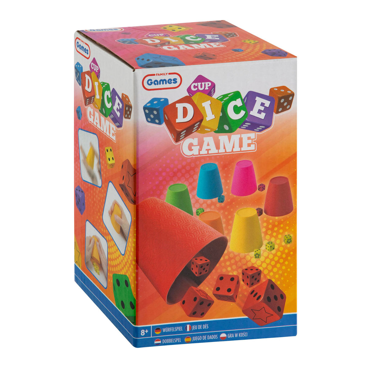 Creative Craft Group Dice Game 6 kopper og 30 terninger