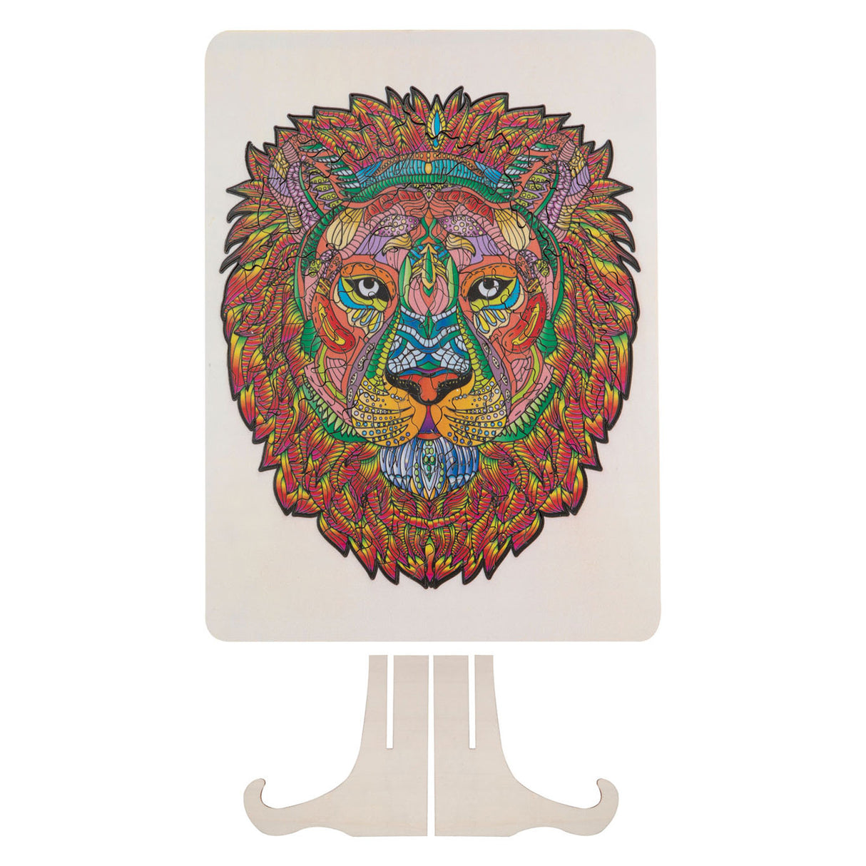 Gruppo artigianale creativo Wooden puzzle Lion, 140st.