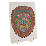 Grupo creativo de artesanía Wooden Jigsaw Puzzle Lion, 140º.