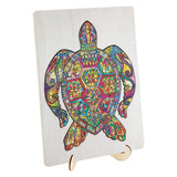 Creative Craft Group Wooden jigsaw puzzle Turtle, 130st.