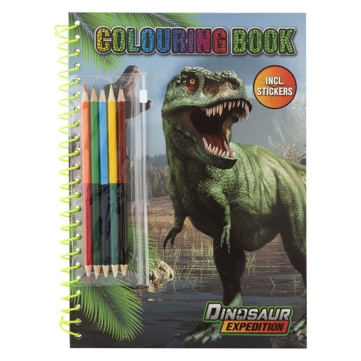 Creative Craft Group Dino Color Book With Pencils